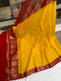 Fancy Banarase Raw Mango Silk Saree
