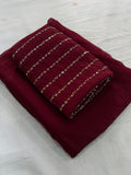 Beautiful Rangoli Crush Silk With Designer Blouse