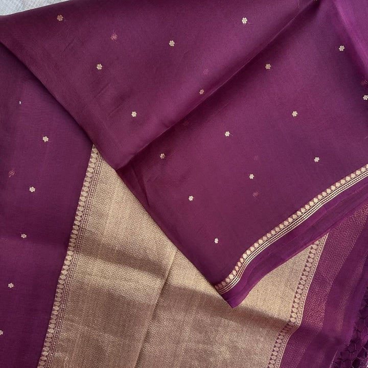 Beautiful pure silk organza with blouse