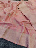 Beautiful Munga Silk Saree With Blouse