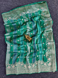 Pure Viscose Silk Saree With Blouse