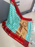 Beautiful Soft Silk Checks Saree