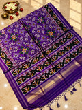 Stunning Patola-Inspired Silk Weaving Saree With Blouse