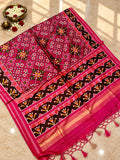 Stunning Patola-Inspired Silk Weaving Saree With Blouse