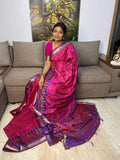 Beautiful Patola Silk Saree With Blouse Price