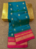 Beautiful Paithani Silk Saree With Buttas All Over