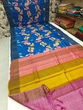 Pure Handloom Tussar Silk Saree With Silk Mark