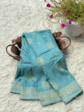 Beautiful Mashru Silk Saree With Zari Weaving All Over