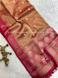 Pure Handloom Tissue Silk Saree With Blouse