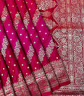 Beautiful Munga Silk Saree - Silver Zari Weaving With Blouse