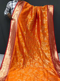 Beautiful Paithani Silk Saree With Peacock Weaving