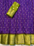 Beautiful Soft Mulberry Silk Saree With Blouse