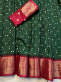 Beautiful Soft Mulberry Silk Saree With Blouse