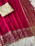 Beautiful Munga Silk Saree With Blouse