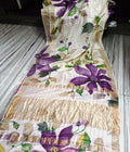 Pure Handloom Handpainted Tussar Silk Saree With Silk Mark