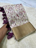 Beautiful Soft Assam Silk Saree With Blouse