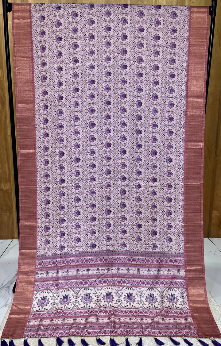 Beautiful Soft Assam Silk Saree With Blouse