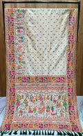 Kashmiri Silk Saree With Fully Woven Zari