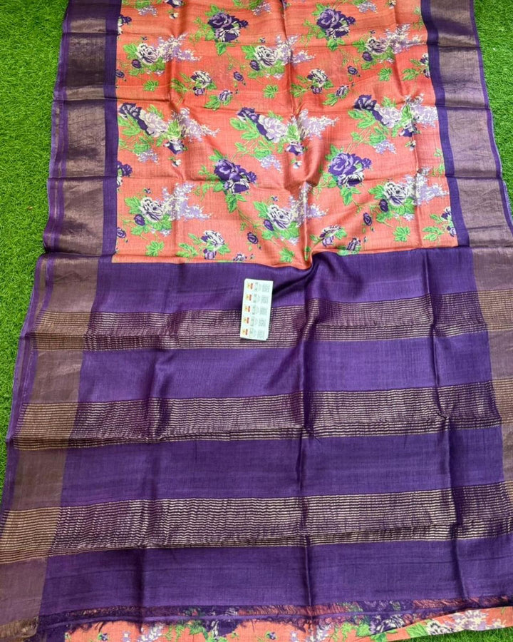 Beautiful Pure Tussar Saree