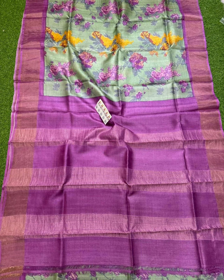 Beautiful Pure Tussar Saree