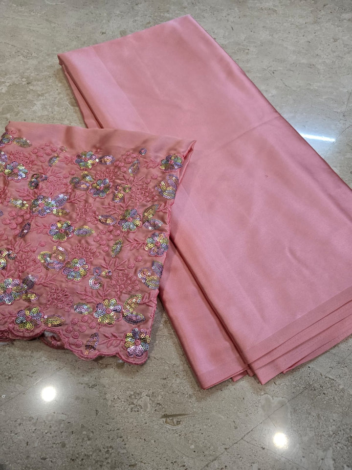 Beautiful Soft Designer Wear With Blouse