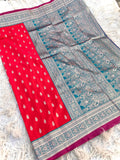 Beautiful Banarasi Satin Silk Saree