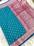 Beautiful Banarasi Satin Silk Saree