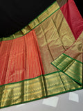 Beautiful Soft Banarse Brocade Silk With Kanchi Border