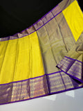 Beautiful Soft Banarse Brocade Silk With Kanchi Border