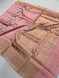 Beautiful Raw Mango Silk Saree With Blouse