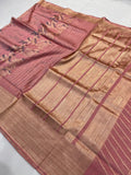 Beautiful Raw Mango Silk Saree With Blouse