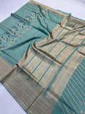 Beautiful Raw Mango Silk Saree With Blouse