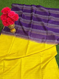 Beautiful Katha Work Tussar Saree With Blouse