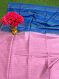 Beautiful Katha Work Tussar Saree With Blouse