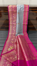 Beautiful Banarse Katan Silk Saree With Blouse