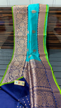 Beautiful Banarse Katan Silk Saree With Blouse