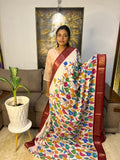 Beautiful Kalamkari Italian Silk Saree