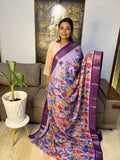 Beautiful Kalamkari Italian Silk Saree