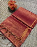 Tissue Silk Saree With Blouse