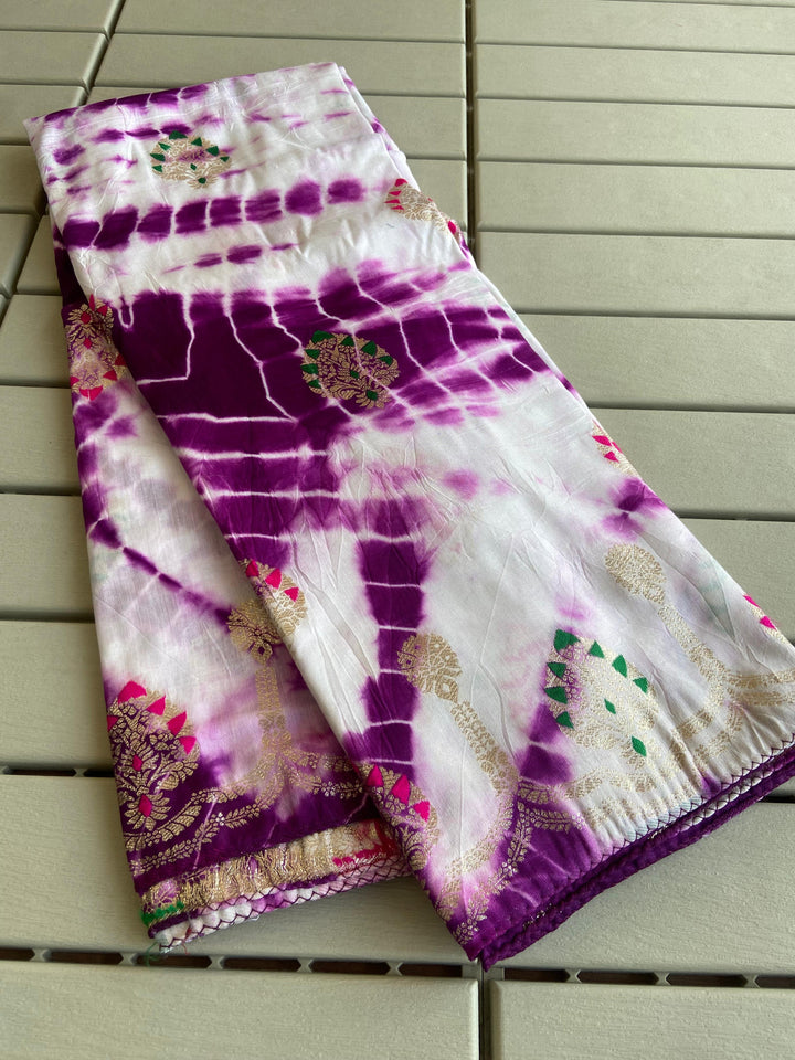 Beautiful Munga Silk Saree With Blouse