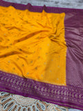 Beautiful Warm Silk Banarse Saree With Blouse