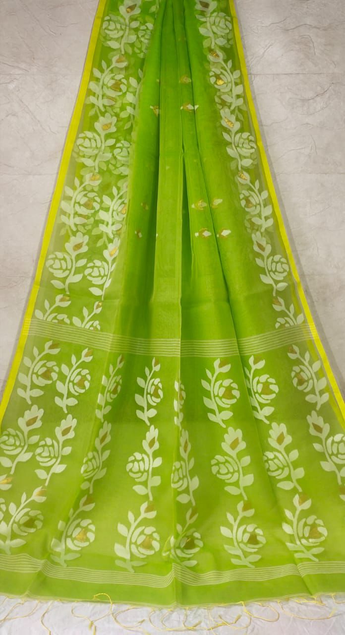 Best Selling Muslin Jamdhani Silk Saree