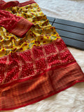 Matka Bandhini Saree