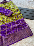 Matka Bandhini Saree