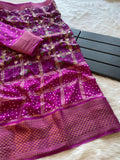 Matka Bandhini Saree