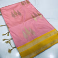 Beautiful Soft Silk Saree With Weaving All Over