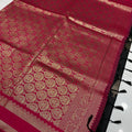 Beautiful Soft Silk Saree With Weaving All Over