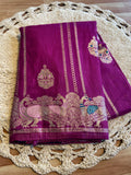 Best Selling Munga Silk Saree With Blouse