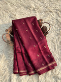 Beautiful Banarse Mashru Silk Saree With Blouse