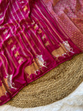 Beautiful Mashru Silk Saree With Pichwai Design